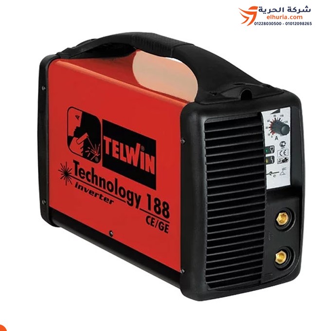 TELWIN inverter electric welding machine, 150 amps, works on a TELWIN Technology188CE/GE generator.